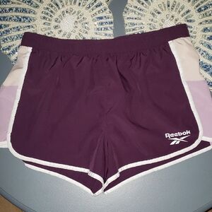 Reebok Women's Dark Purple Athletic Shorts